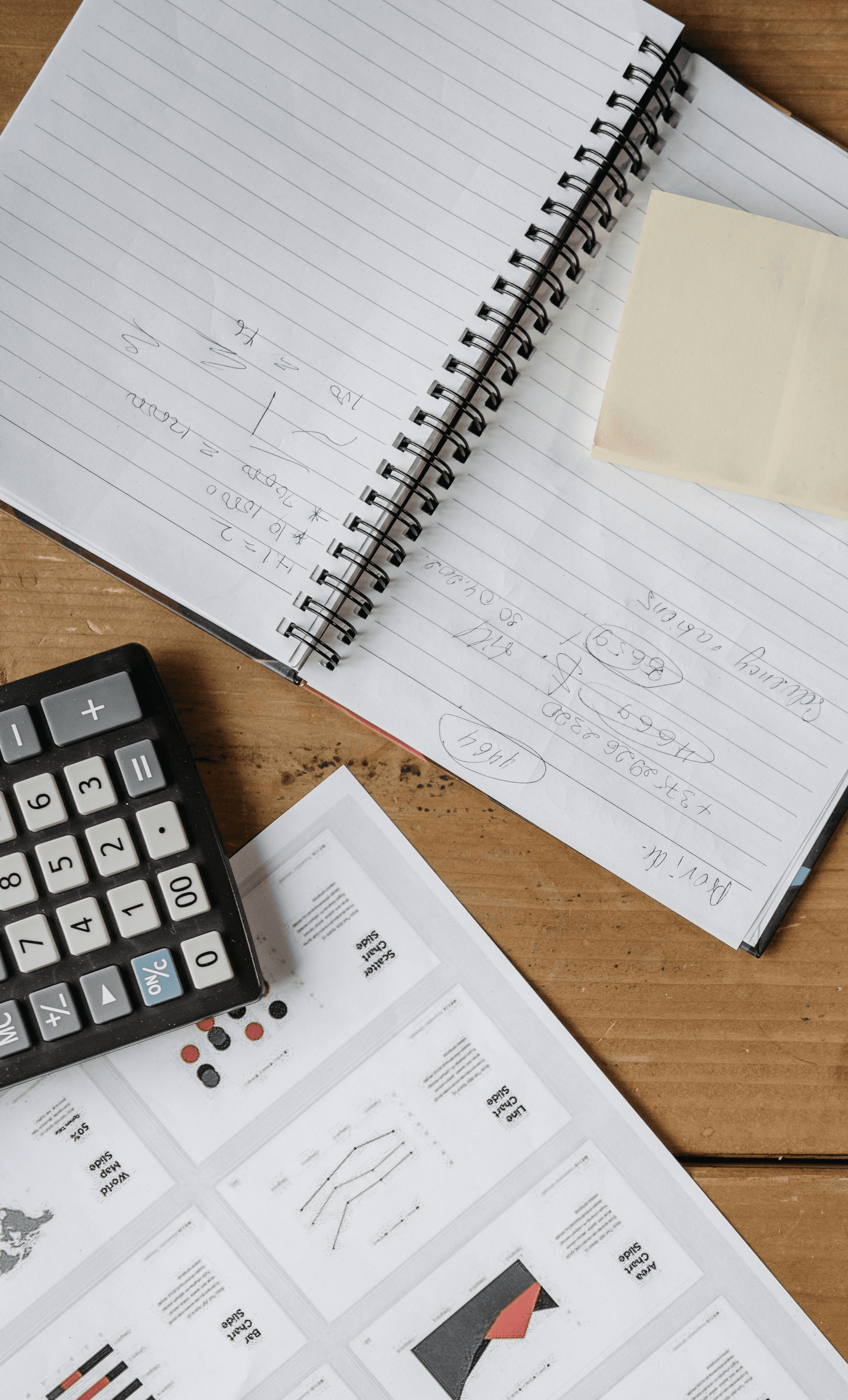 Kalkulator i dokumenty finansowe